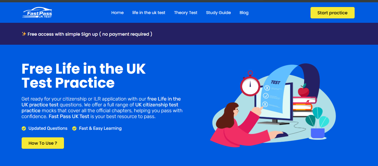 Fast Pass Uk Test